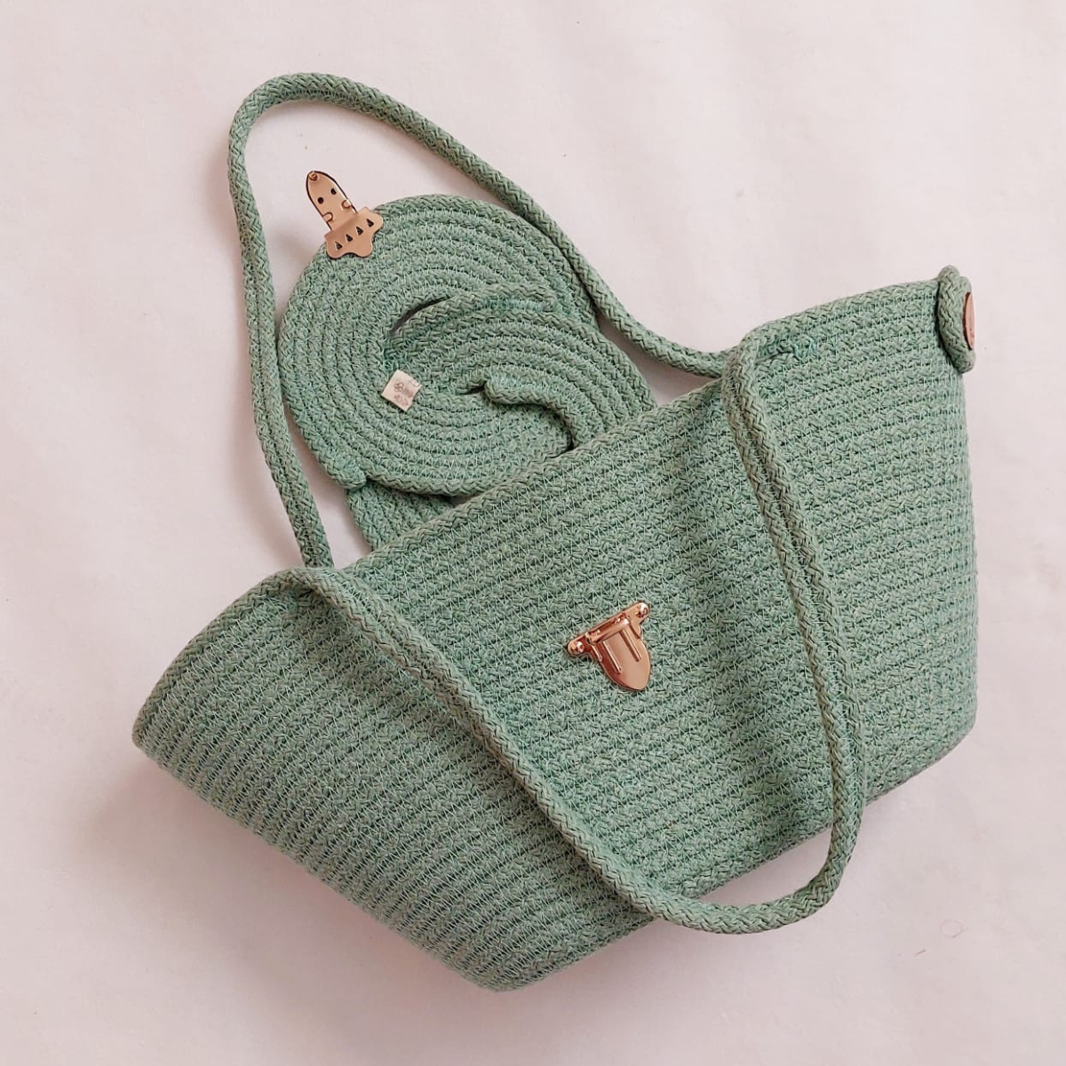 Sac Fayoum Vert d'eau