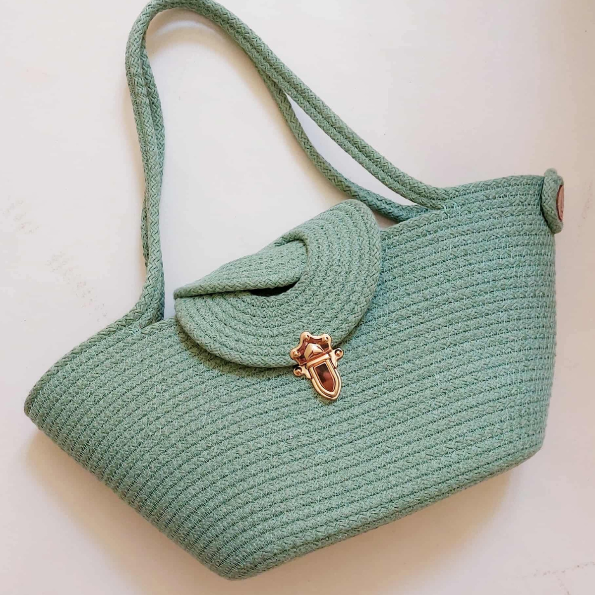 Sac Fayoum Vert d'eau