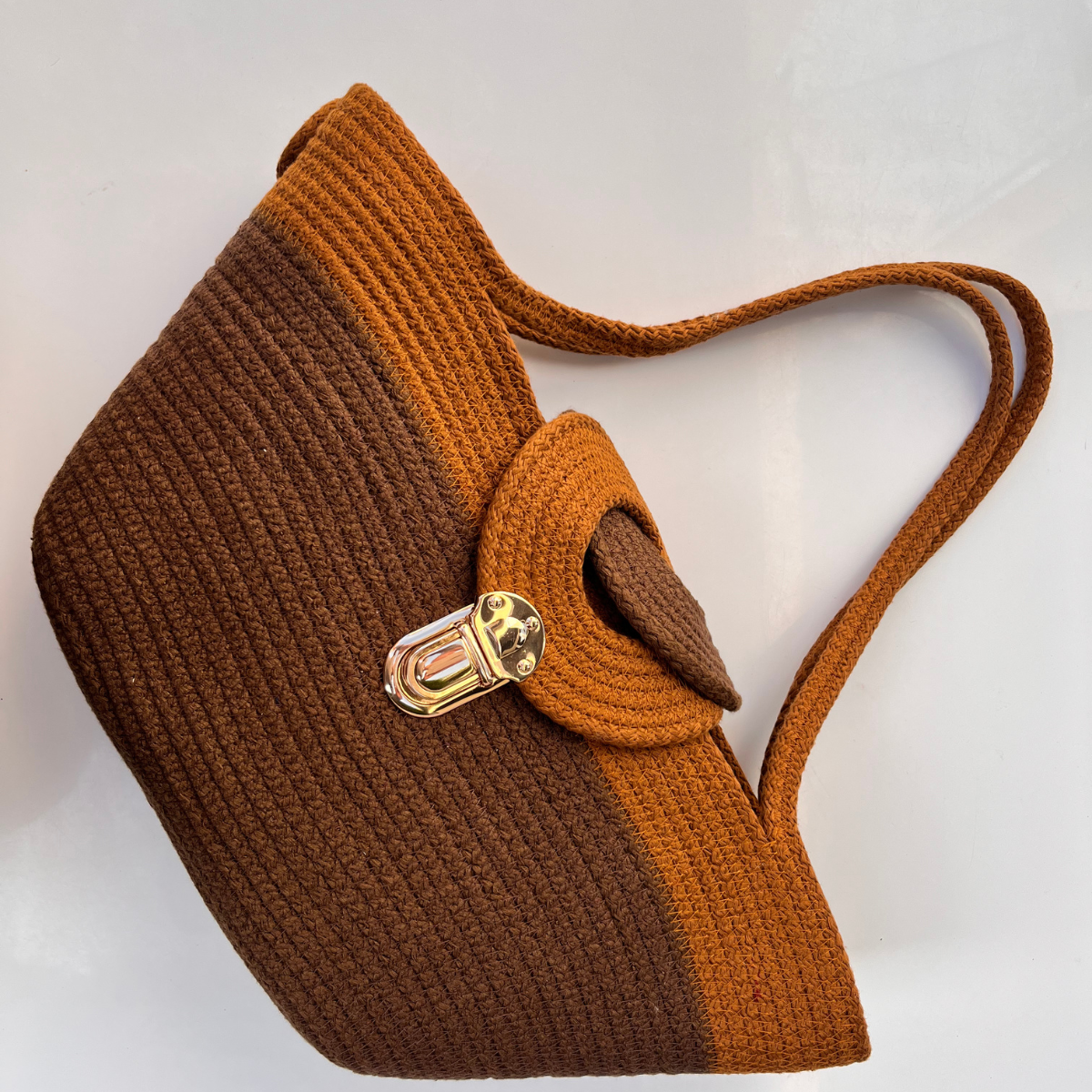 Sac Philae Marron & Terracotta