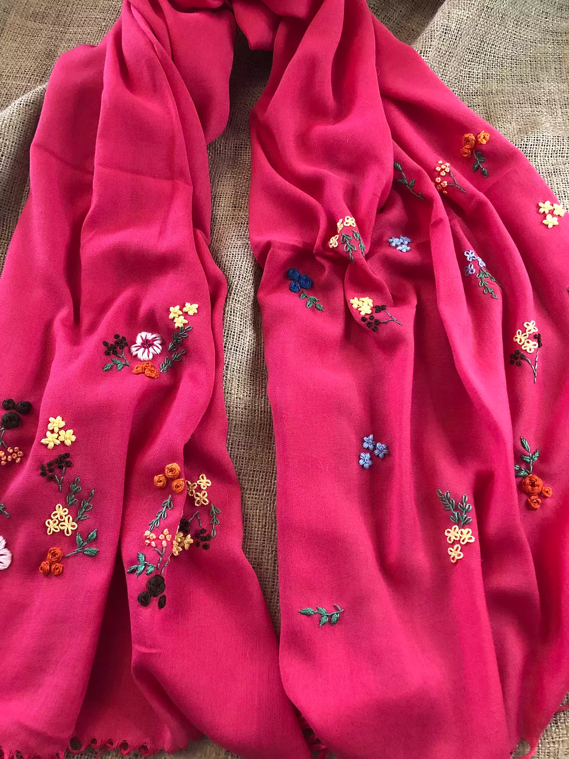 Écharpe Zahra Fuchsia