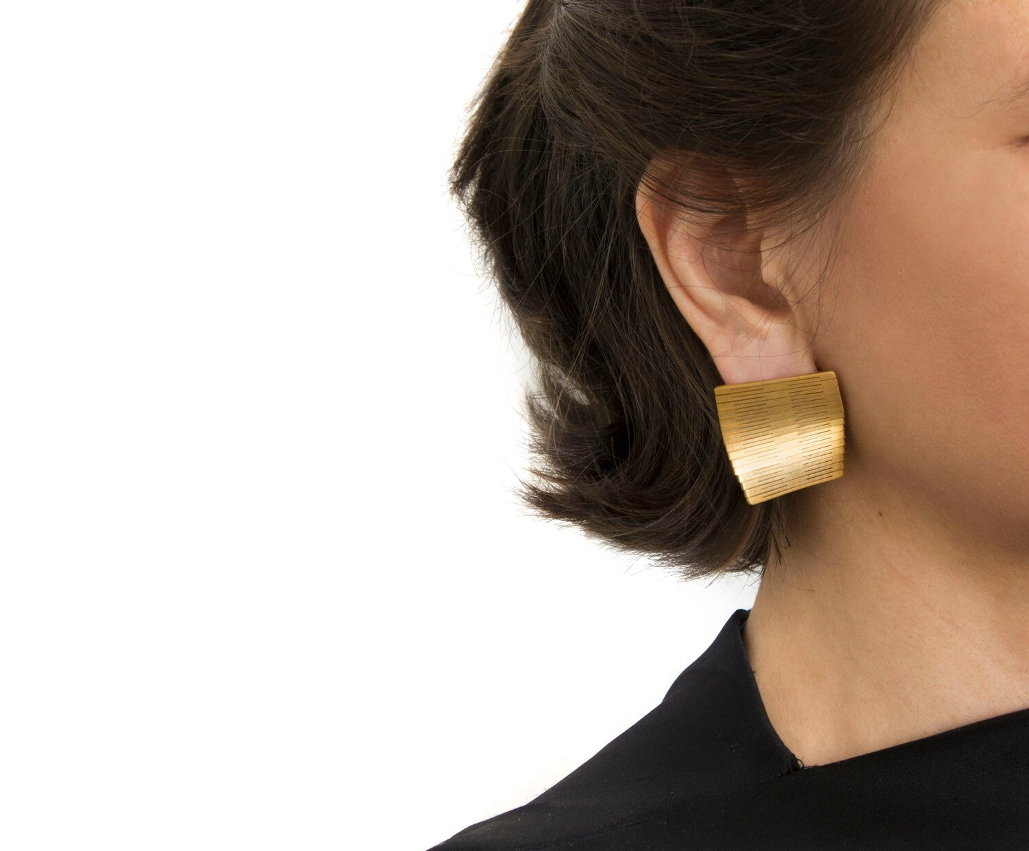 Boucles d'oreilles Liquify Carré