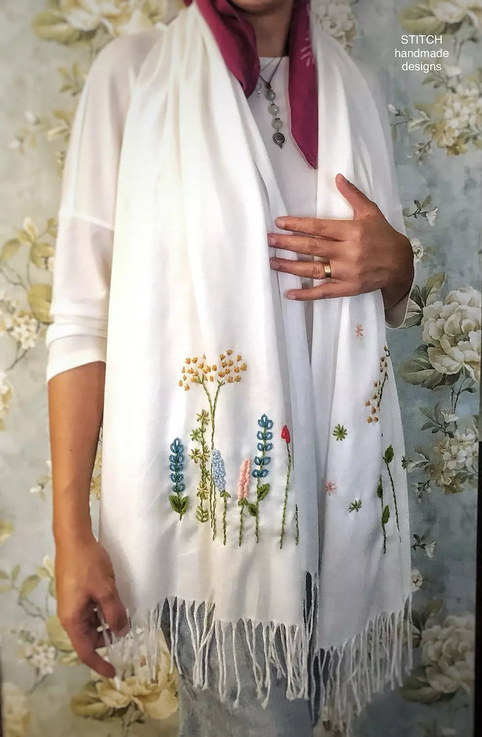 Écharpe Perla Écru